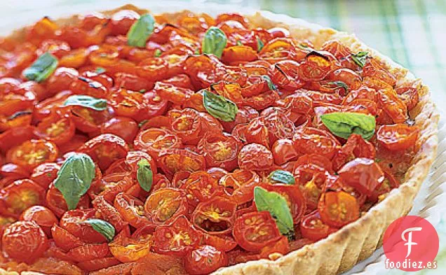 Tarta de Tomate y Ciruela