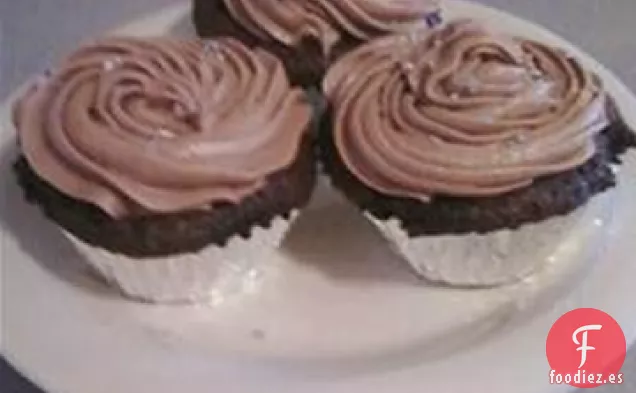 Cupcakes de Chocolate con Glaseado de Caramelo