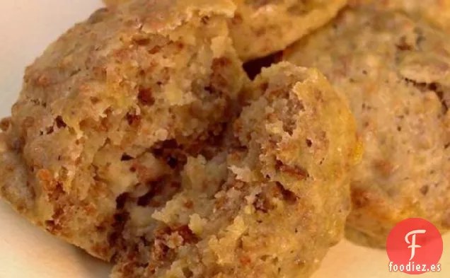 Muffins Crujientes de Plátano (con nueces de uva)