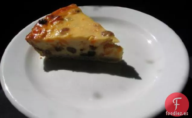 Tarta de Queso Horneada con Yogur de Albaricoque