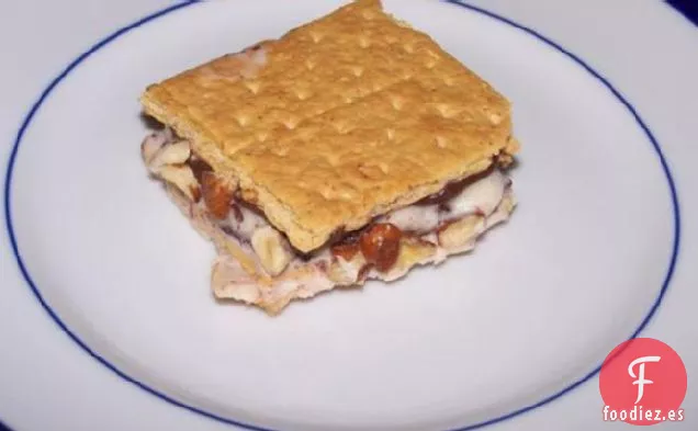 Sándwiches de Helado de Chocolate y Avellanas