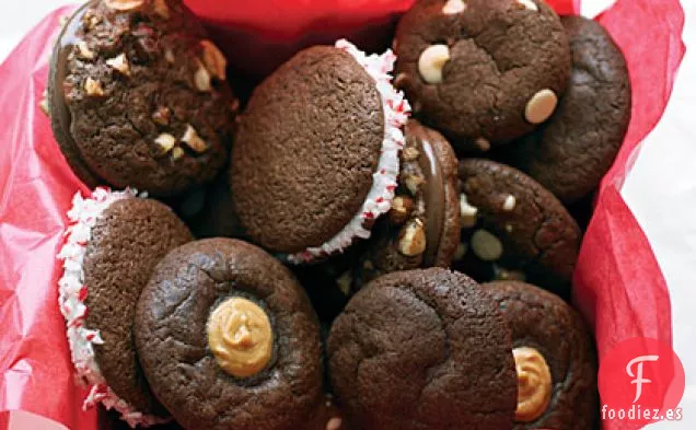 Galletas de Sándwich de Avellana y Nutella