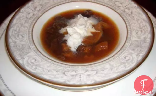 Sopa de Frutas Picantes