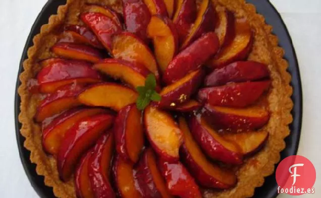 Tarta De Ciruela Con Corteza De Jengibre