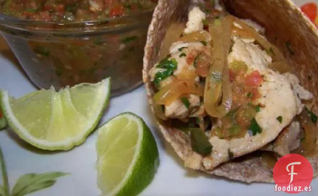 Tacos de Cerdo con Cilantro y Lima