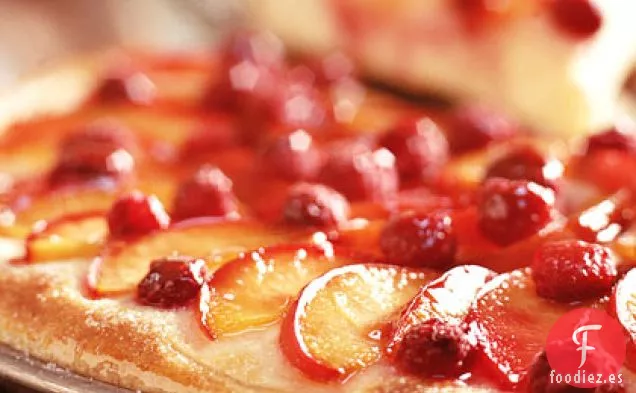 Kuchen Glaseado de Frambuesa y Ciruela