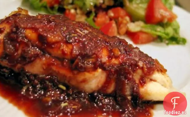Pollo a la Frambuesa