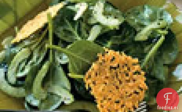 Ensalada de Espinacas y Apio con Vinagreta de Limón