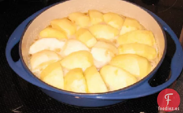 Manzanas al Horno con Bourbon y Caramelo