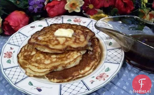 Tortitas De Manzana Con Jarabe De Manzana
