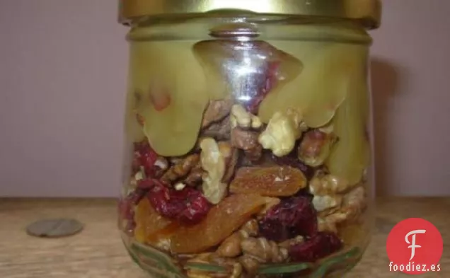 Aderezo de Miel, Nueces y Frutas Secas (Regalo en un frasco)