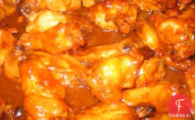 Alitas de Pollo de Albaricoque de Linda