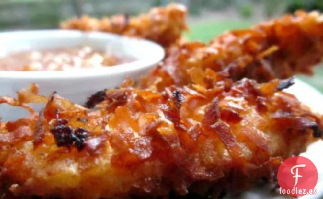 Pollo con Costra de Coco de Cayena