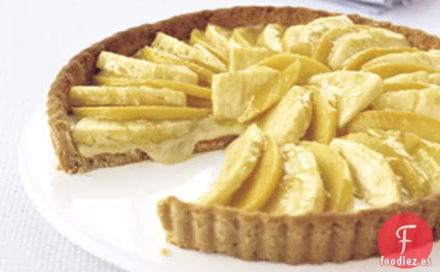 Tarta de Mango y Piña con Corteza de Nuez de Macadamia