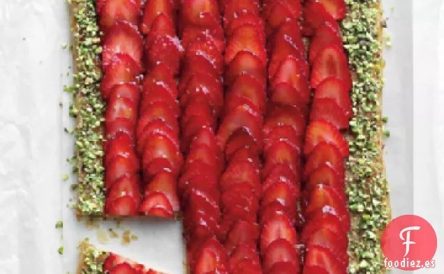 Tarta de Fresa y Pistacho