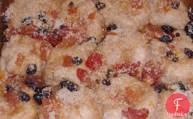 Pastel de Café con Pasas de Uva y Albaricoque
