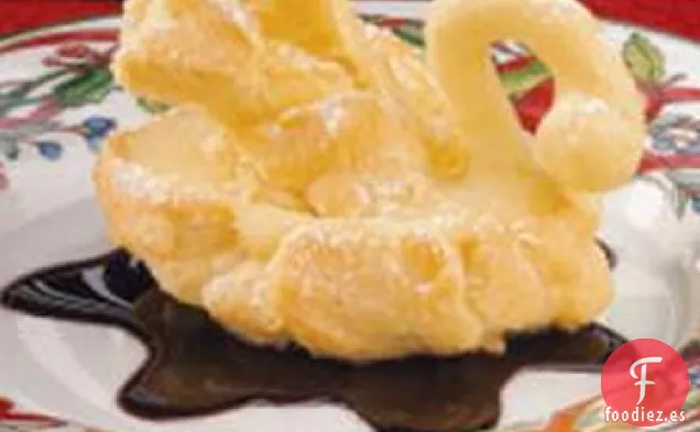 Bollos de Crema de Cisne de Albaricoque