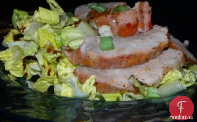 Lomo De Cerdo Con Glaseado De Albaricoque Picante