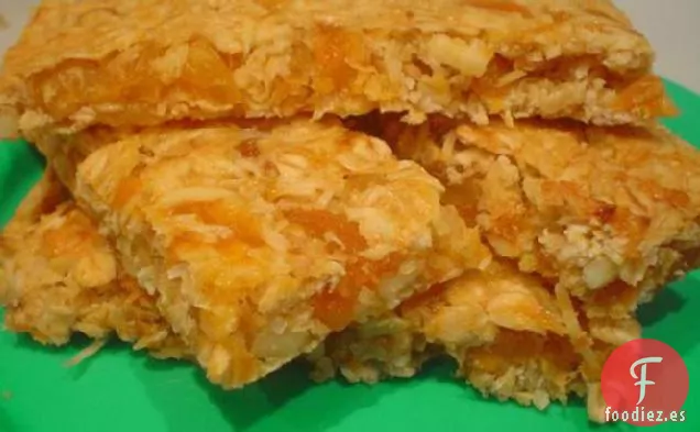 Barritas de Albaricoque, Coco y Almendras