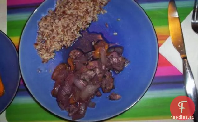 Cerdo Con Albaricoques
