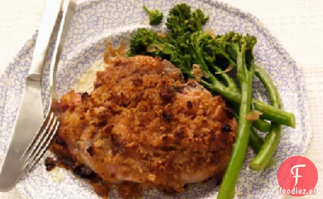 Chuletas de Cerdo Crujientes de Albaricoque