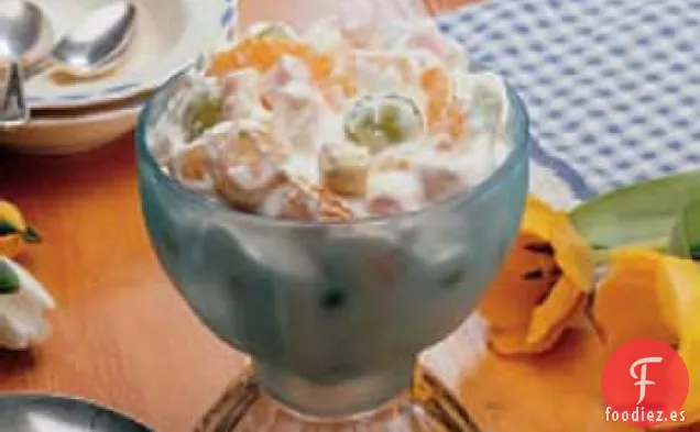 Ensalada de Postre de Frutas Heladas