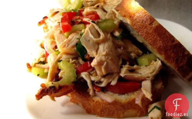 Sándwiches de Ensalada de Pollo Italiano