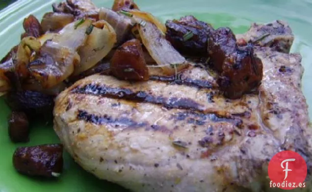 Chuletas de Cerdo Marinadas Riesling