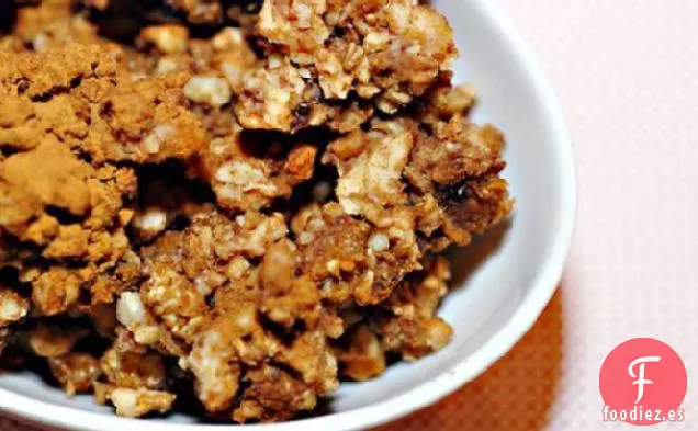 Granola Sin Gluten Con Moras y Nueces (Vegana Cruda)
