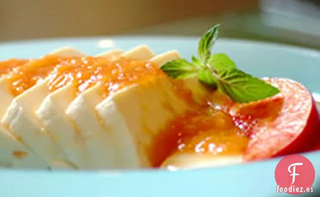 Tofu Delicado en Salsa de Miel de Albaricoque