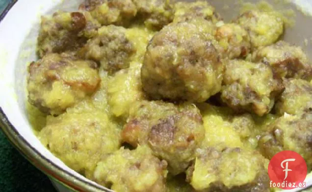 Albóndigas Dulces en Salsa de Albaricoque