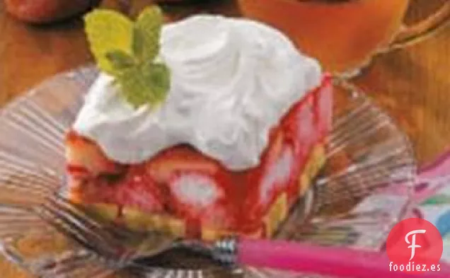 Postre de Plátano y Fresa