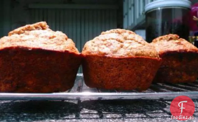 Muffins de Lino de Plátano de Trigo Integral