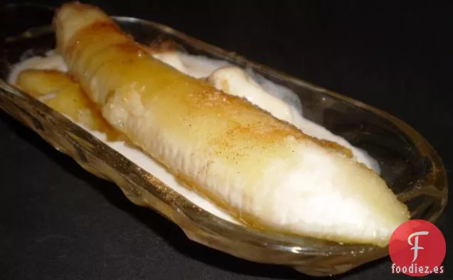Helados de Plátano a la Parrilla