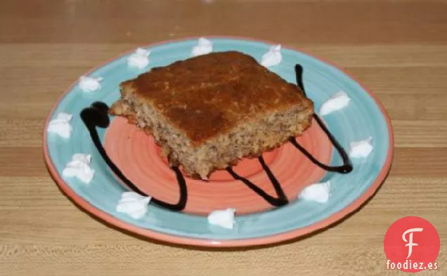 Pastel de Chocolate Blanco con Coco y Plátano