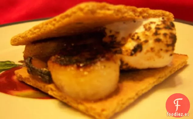 S'mores de Plátano a la parrilla