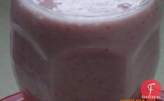 Batido Simple de Fresa y Plátano