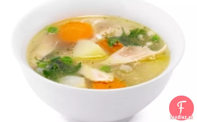 Sopa De Pollo Inteligente Para El Corazón Con Bolas De Matzo De Trigo Integral