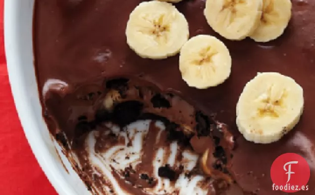 Pudín de Chocolate y Plátano