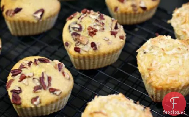 Muffins de Plátano y Cereza
