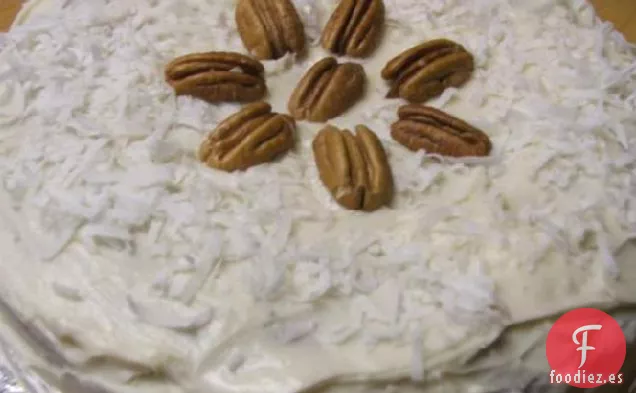 Pastel De Plátano Con Glaseado De Queso Crema