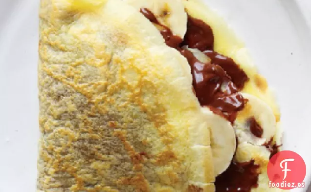 Crepe de Chocolate y Avellana y Plátano
