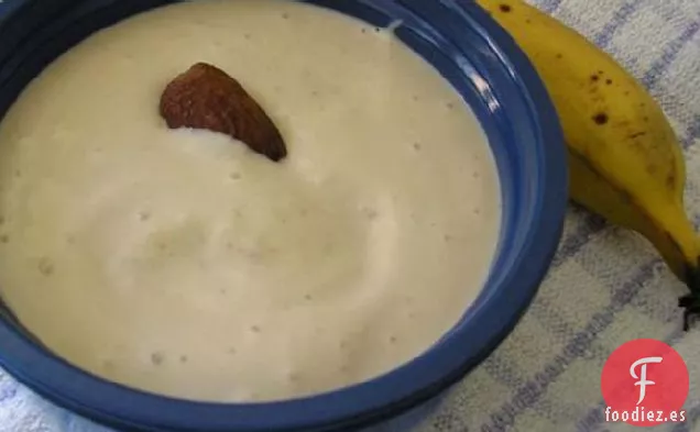 Pudín de Tofu con Fecha de Plátano