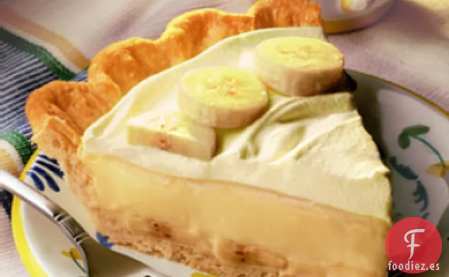 Pastel de Crema de Plátano