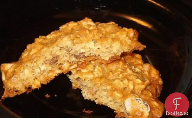 Galletas con Chispas de Chocolate y Harina de Plátano y Avena