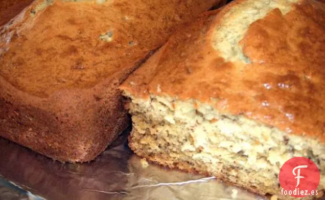 Pan de Plátano con Crema Agria