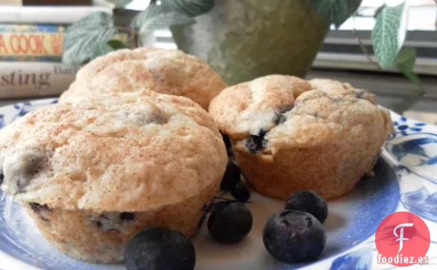 Muffins de Plátano y Arándanos Bisquick