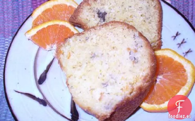 Pastel de Plátano de Naranja Simple