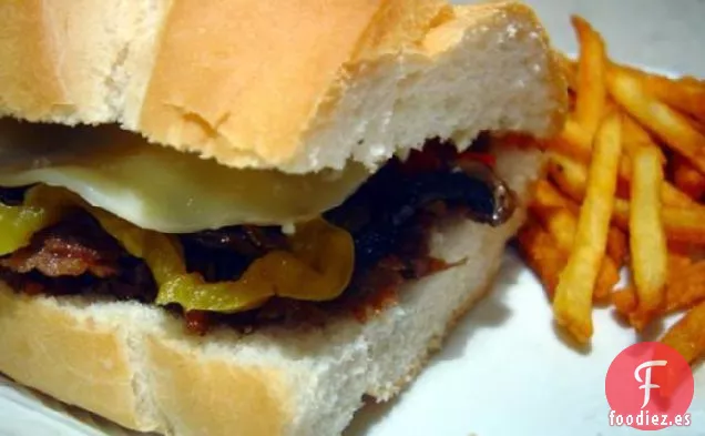 Philly Cheesesteak Sándwiches