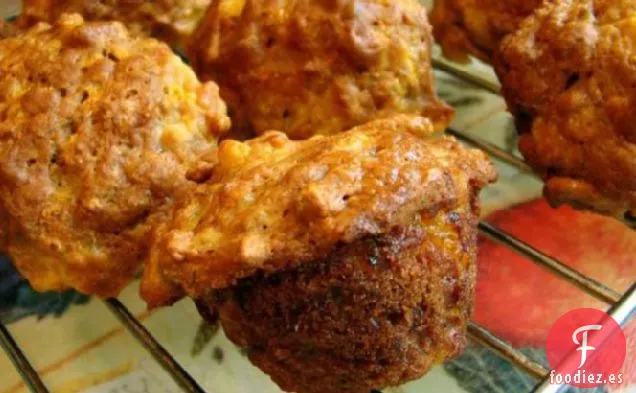 Muffins Crujientes De Plátano Bajos En Grasa (O Sin Grasa)